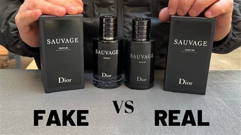 fake dior cologne vs real|dior sauvage cellophane.